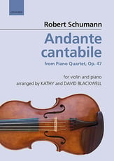 Andante Cantabile from Piano Quartet, Op. 47 Violin and Piano EPRINT cover